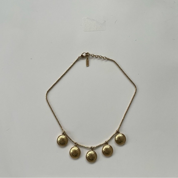 Napier Gold Disk Necklace - Picture 11 of 14